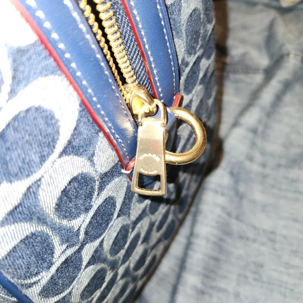 COACH Rowan Large Satchel Bag in Signature Canvas